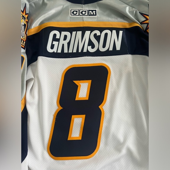 Stu Grismson Nashville Predators NHL CCM jersey Medium - Picture 2 of 9